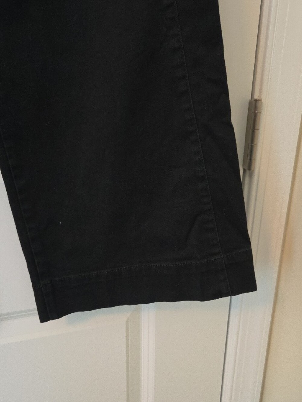 Proenza Schouler Black Cropped Cotton Twill Culottes - Picture 7 of 9